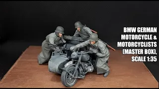 BMW German Motorcycle & Motorcyclists (Master Box), Scale 1:35