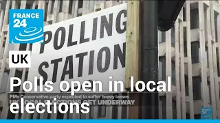 Polls open in England for key local elections with Conservatives facing heavy losses • FRANCE 24