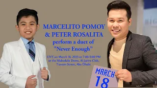 Marcelito Pomoy and Peter Rosalita perform a duet of "Never Enough"