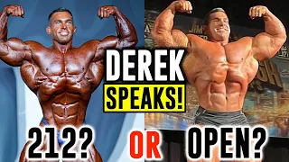 Derek Lunsford ANSWERS… 212 or OPEN for the 2022 Mr Olympia?