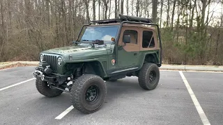 Jeep Wrangler Tj walk around