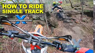 How to ride single track on dirt bikes︱ Cross Training Enduro