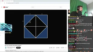Forsen Reacts to Can you solve this 4th grade problem?