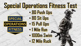 The Special Operations Fitness Test