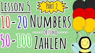 German For Children | Numbers - Zahlen *PART 2* (Lesson 5)