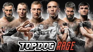 Top Dog Rage: Bareknuckle Kickboxing | Kratos vs. Butcher, Black Lion vs. Rybalko,Basmach vs. Chasik