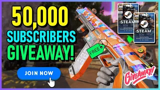 [GIVEAWAY] 50,000 Subscribers Special Giveaway!🎉(FREE $25 Steam Gift Cards!) #DCXGiveaway
