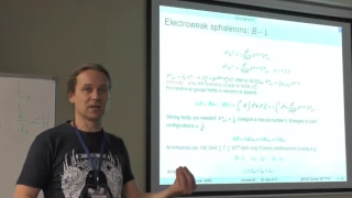 Prof. Dmitri Gorbunov, "Particle physics in cosmology and astrophysics", Lecture 5, stream 1