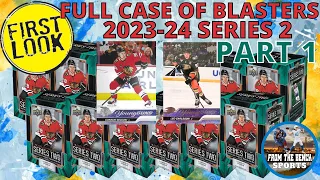 FIRST LOOK - FULL CASE OF BLASTERS PART 1 - 2023-24 UPPER DECK SERIES 2 AS WE HUNT FOR CONNOR BEDARD