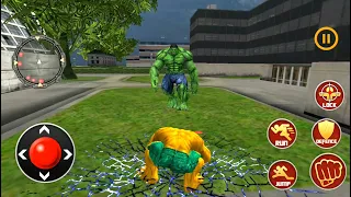 Incredible Hulk vs Hulk Robot - Monster Superhero City Optimus Prime Robot & Robots Rescue -GamePlay