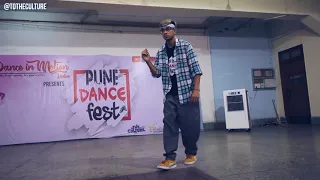 Rakshit #POPPING Showcase at Pune Dance Fest 2018