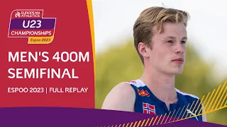 Norway's new 400m sensation Havard Ingvaldsen 🔥 | Semifinal replay | Espoo 2023