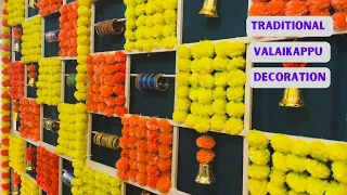 Friend's Valaikappu Arrangements | Traditional Bangle Decor | Seemandham in America | Tamil vlogger