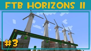 FTB Horizons 2 Daybreaker - RR Pickaxe and Mekanism Windmills - 3