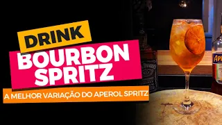 Você precisa provar essa variação do Aperol Spritz, o Bourbon Spritz.😜