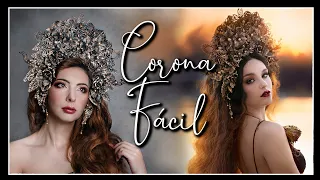 Cómo hacer CORONA DIY👑 Headpiece Crown