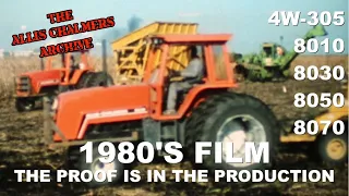 1980's Allis Chalmers Dealer Movie Proof Is In The Production 8000 Series Tractors