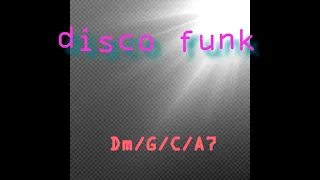 Disco Funk Backing Track C major