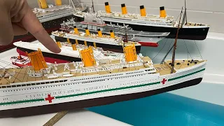 Titanic Britannic Model Sinking April 23