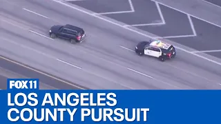 Police chase underway on 10 Freeway