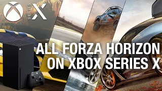 All Forza Horizon Games on Xbox Series X [4K/60 FPS]