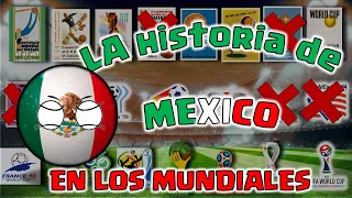 MÉXICO en los mundiales  1930-2022 COUNTRYBALL