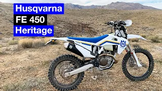 2023 Husqvarna FE 450 Heritage First Look