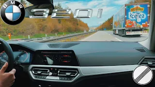 2022 BMW 320i Touring | 184PS | Top Speed on German Autobahn