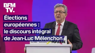 Jean-Luc Mélenchon: "Si vous ne voulez pas de la guerre, votez Insoumis"