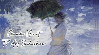 Claude Monet Paintings | TV ART SLIDESHOW | 150 High Resolution Images | w/ Background Music