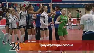 Рустам Минниханов поздравил татарстанских волейболистов и лыжников с завершением сезона