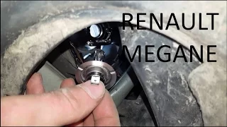 Easiest Renault Megane 2 headlight bulb replacement