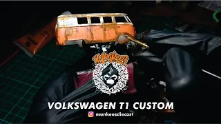 Rusty Effect with Volkswagen T1 Custom