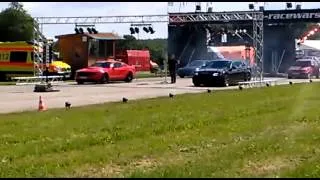 German Race Wars '14 2012 Chrysler 300 SRT8 Vs 2011 Mustang GT 5.0