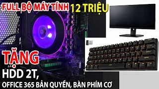 BÁN BỘ MÁY TÍNH BÀN 12 TRIỆU CỰC NGON - MUA VỀ CHỈ VIỆC DÙNG