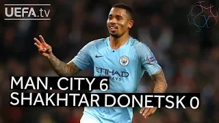 MAN. CITY 6-0 SHAKHTAR DONETSK #UCL HIGHLIGHTS