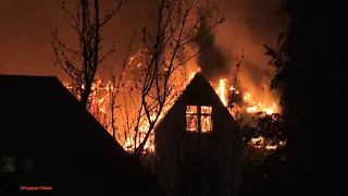 Großbrand in Bad Honnef - ehemalige Realschule steht lichterloh in Flammen | 15.12.2020