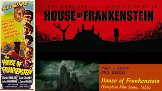 House of Frankenstein 1944 music by Hans J. Salter