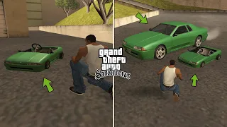 The Smallest Vehicle in GTA San Andreas History Found! (Baby Elegy Car)