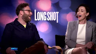 CHARLIZE THERON and SETH ROGEN Interview: LONG SHOT