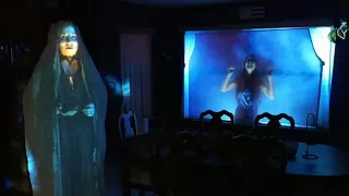 14 projectors using AtmosFEARfx files (clip 15) - Halloween 2017