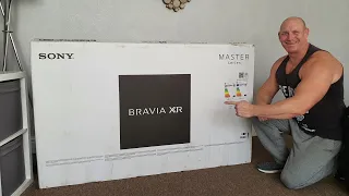 65" Sony A90J OLED, detailed unboxing,setup & demonstration