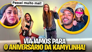 VIAJAMOS PARA O ANIVERSÁRIO DA KAMYLINHA *a Millena passou mal*