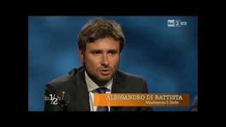 Alessandro Di Battista a "In Mezz'Ora In Più" distrugge Rosatellum Bis e sindacati