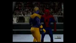 Booster Gold & Wonder Woman vs. Spider-Man & She-Hulk