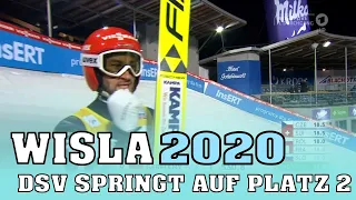 Skispringen: DSV-Adler springen auf Rang 2 bei Teamspringen in Wisla || Alle Sprünge