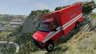 Cliff Roads VS Car #3 - BeamNG Drive | CrashIcon