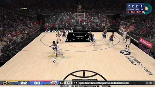 When your 71 overall gets Clipped by Paul George