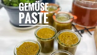 Gemüsepaste aus dem Thermomix ( Natürlicher Maggi Geschmacksverstärker, Gewürz paste Gesund kochen)