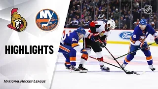 NHL Highlights | Senators @ Islanders 11/05/19